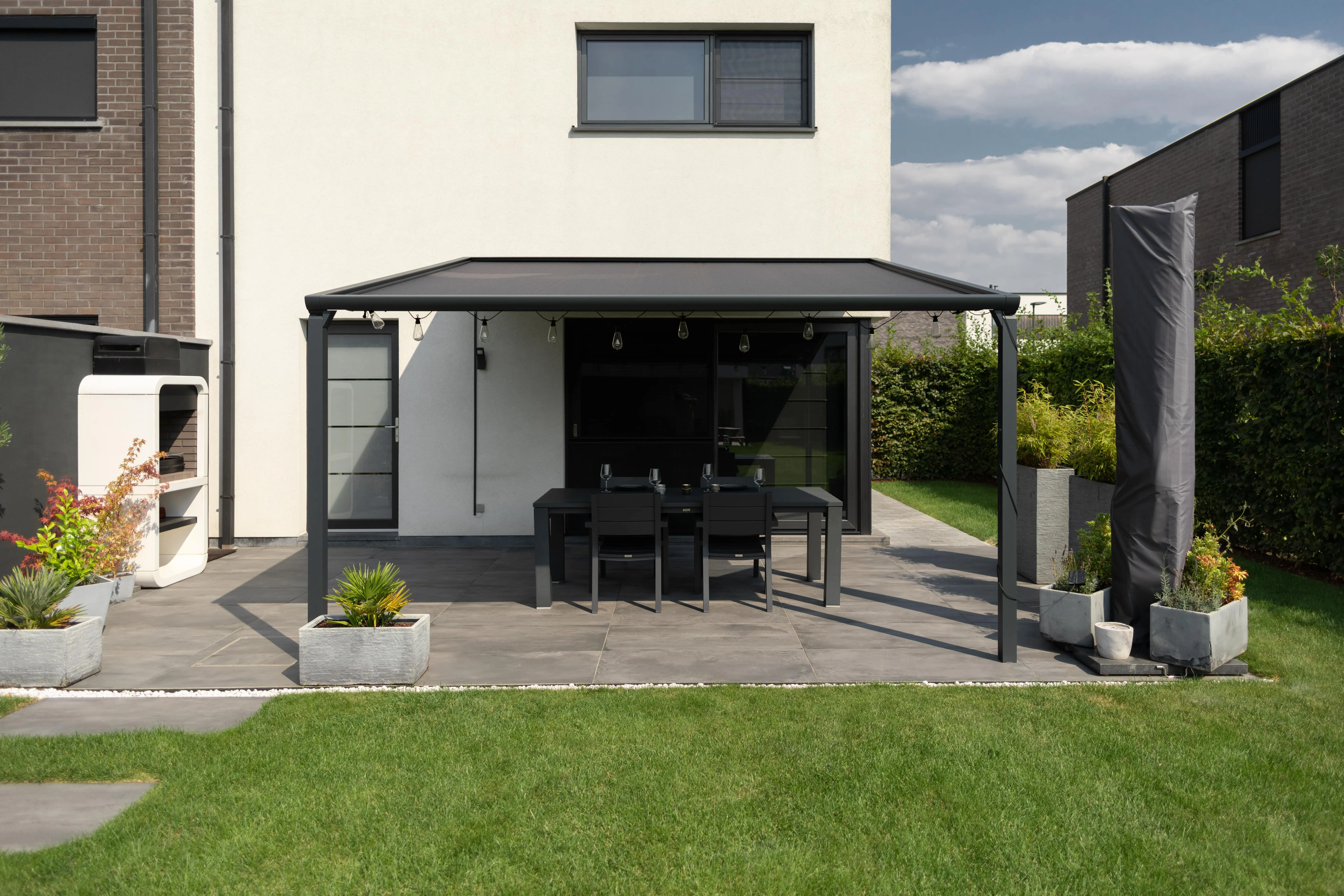 Realisatie B128 Pergola te Destelbergen